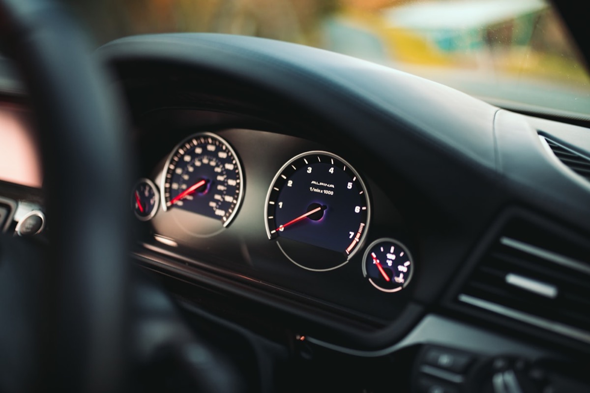 Audi A4 instrument cluster